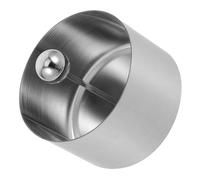 Healifty Stainless Steel Cold Dish Mould with Round Ring and Presser Kitchen Gadget for Consistent Food Shaping Cooking Tool for Desserts and Cake Rings Practical Culinary Accessory