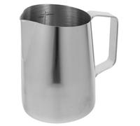 Healifty Stainless Steel Espresso Pitcher with Inner Scale Milk Frothing Jug for Latte Art Coffee Milk Jug with Comfortable Handle for Cappuccino and Espresso Making