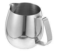 Healifty Stainless Steel Frothing Cup Thickened Pitcher for Milk and Espresso Making Tool with Comfortable Handle for Home Cafe and Restaurant Use