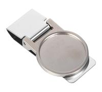 Healifty Stainless Steel Metal Money Clip Portable Small Money Storage Clamp Practical Bill Fixing Clip for Office and Outdoor Use