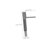 Healifty Stainless Steel Retractable Indexing Plunger Pin with Handle Spring Loaded Safety Pull Pin Replacement Stable Fixation for Vibration Protection and Secure Locking