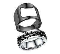 Healifty Stainless Steel Rotatable Bottle Opener No. 7 No. 8 No. 9 No. 10