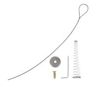 Healifty Steel Cable Pull Adjustable Gate Latch Pull for Fence and Gate Outdoor Garden 1 Set