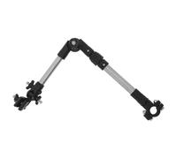 Healifty Stroller Umbrella Stand Clip-on Umbrella Holder for Stroller and Folding Chair, Stainless Steel Abs, 360° Rotating, 25mm Diameter, Indoor Home Use