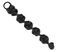 Healifty Synthetic Braided Ponytail Hair Extension with Soft Rubber Band Lightweight Natural Black Hairpiece for Women Easy to Wear No Shedding Sl lamour Look for Party Wedding Daily