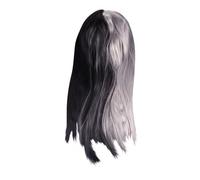 Healifty Synthetic Long Straight Wig in Gradient Two-Tone Colour for Cosplay Concerts and Dating