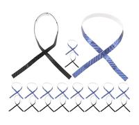 Healifty Table Tennis Paddle Edge Tape and Edge Collision Protection Self-adhesive Strips 20pcs with Pu Fiber Material, Universal Fit for Racket Frames for Training and Tournament Use