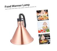 Healifty Telescopic Food Warmer Lamp Metal Hanging Heat Lamp for Buffet Restaurant Kitchen Hotel Uniform Heating Practical Food Insulation