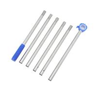 Healifty Telescopic Window Opener Pole with 6-section Modular Connection System and Telescoping Design, Metal and Plastic Construction for Indoor Settings like Curtains and Loft Hatches