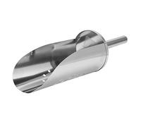 Healifty Thickened Stainless Steel Utility Scoop for Ice and Food Multi Use Kitchen Tool with Smooth Polished Surface Dishwasher Safe for Flour Grains Candy Nuts and Cracked Ice