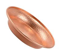 Healifty Tibetan Copper Water Offering Bowl for Meditation with Pure Copper Worship Plate, Medium Size Buddhist Offering Supply for Home Décor and Ritual Use