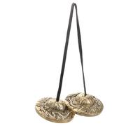 Healifty Tibetan Tingsha Cymbals Bells Made From Authentic Nepalese Copper Pure Sound for Meditation Yoga Mindfulness Handcrafted with Decorative Copper Elements for Healing and Feng Shui