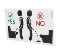 Healifty Toilet Target Aiming Sticker Urinal Training Decal for Men Fun Bathroom Tile Sticker Encourages Cleanliness Public Home Restrooms Engaging Restroom Sign
