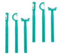 Healifty Tongue Tip Exercise Trainer 6Pcs Articulation Tool for Oral Motor Training, Stainless Steel Mouth Exercise Tools for Home Speech Rehabilitation