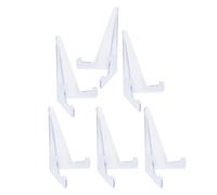 Healifty Trading Cards Display Rack 6Pcs Mini Easel for Baseball and Sports Card Collectors