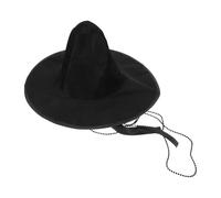 Healifty Traditional Korean Drama Flat Top Hat for Men - Ancient Hanfu Official Headwear for Stage Performances, Cultural Ceremonies, and Cosplay