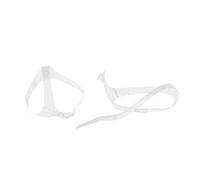 Healifty Transparent TPU Anti-Slip Shoe Straps for Heels Elastic Triangle Shoelaces to Secure Loose High Heel Shoes 9.25In Clear Ankle Straps 1 Pair