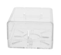 Healifty Transparent Wall Switch Protective Cover for Push Button and Emergency Stop Switches Clear Outlet Guard with Opening for Home Office and Industrial Use Easy Installation and