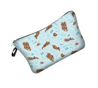 Healifty Travel Toiletry Bag Upright Cosmetic Pouch for Women Men Teens Portable Makeup Organizer for Travel Vacation Business Trips Chic Design Wash Bag for Toiletries and Makeup Tools