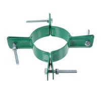 Healifty Tree Holding Hoop 10cm Diameter Green Metal Tree Support Clamp Adjustable from 5cm to 10cm and Sapling Support in Garden