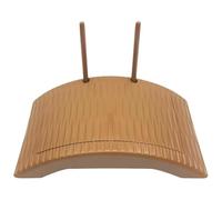 Healifty Turtle Floating Platform with Ramp, Brown Reptile Basking Dock for Aquarium, Tortoise Drying and Rest Table for Terrarium Use