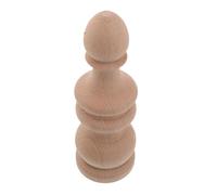 Healifty Unfinished Shapes Wooden in Projects Finials Wood DIY for Appeal and Sturdy Support with Natural in Ball and Pointed Bedrooms
