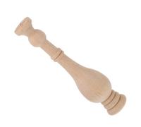 Healifty Unfinished Wooden Round Finials with Elegant Carved Design for Dowel and Decks, Versatile Wood Baluster Post Tops Providing Lasting Stability for Home Accents and Hotels Decoration