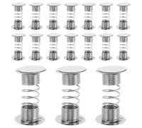Healifty Universal Compatibility Dashboard Decor Stand 20Pcs Metal Spring Base for Car and Home Interior Bouncing Spring Holder