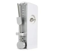 Healifty Universal Mechanical Metronome for Guitar and Drum with White Metal and Abs Construction, Simple to Use, for Beginners Practising Music Instruments