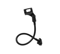 Healifty Universal Microphone Holder Black Flexible Gooseneck Microphone Stand Arm with Iron Material, Portable and Wearable Design Suitable for Desktop Recording and Professional Use
