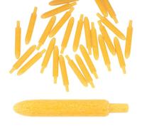 Healifty Universal Paint Marker Pen Replacement Nibs Tips Yellow 60 Pcs Made of Polyester and Chemical Fiber, Simple to Replace and Compact, Suitable for Paint Pens and Markers