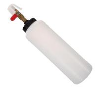 Healifty Vacuum Brake Bleeder Pneumatic Brake Oil Replacement Oil Bottle 11.40x2.75x2.75in Plastic Metal Versatile Usage Sturdy Materials