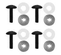 Healifty Versatile Hockey Visor Hardware with Screws and Nuts for Replacement and Maintenance Impact-resistant Weatherproof Visor Fasteners Kit Enhancing Visibility and Protection in Ice