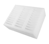 Healifty Versatile Mobile Phone Storage Box Multi-grid Display Soft Foam Protection for Schools Offices and Conferences White