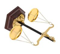 Healifty Vintage Centerpiece for Home Office Symbol of Justice Metal Craftsmanship Thoughtful for Law Students Professionals Space Efficient Design