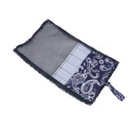 Healifty Vintage Cloth Brush Roll with Zipper for Artists and Calligraphy | Foldable Layout, Multiple Inner Pockets, 32.50x20.00x0.50cm Size, for Art Supplies and Brushes