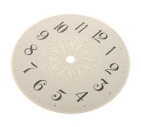 Healifty Vintage European Style DIY Wall Clock Dial Replacement, Medium Iron Quartz Clock Face Movement Parts, Reusable Metal Dial Plate for Home Décor