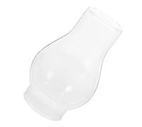 Healifty Vintage Glass Hurricane Chimney Replacement Shade for Oil Lamp Traditional Windproof Design Effortless Installation Frosted Finish for Home Lighting Fixtures Diameter Height