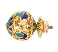Healifty Vintage Palace Style Tea Kettle Lid Knob Gilded Pot Handle Replacement for Teapot Pan Covers Elegant Retro Design with Luxurious Shine Thread Knob for Cooking Accessories