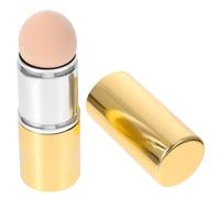 Healifty Volcanic Stone Oil Absorbing Facial Roller, Skin Care Massager with Gold Tone, Natural Facial Oil Control Tool for Women’s Daily Beauty and Cleansing Routine