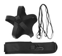 Healifty Volleyball Spike Training Aid Adjustable Rebound Waist Belt | Neoprene Build, Black Finish, for Adults, Practice at Home the Park