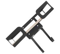 Healifty Wall Mount Ironing Board Holder with Detachable Hook Space-Saving Iron Hanger Wall Hook for Laundry Room Organization Ironing Board Rack Compatible