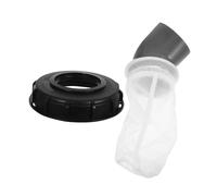 Healifty Washable Nylon Filter with Plastic Lid for Ibc Tote Water Tank Debris-preventing Tank Cover with Hose Adapter Compatible with Barrel and Rainwater Containers