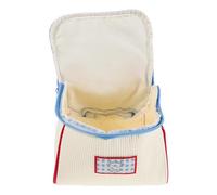 Healifty Water-Resistant Makeup Organizer Bag with Thickened Lining Large Capacity Portable Cosmetic Pouch for Women Travel Toiletry Storage with Handle for Camping and Daily Skincare