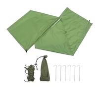 Healifty Water-resistant UV Protection Beach Tent for People Lightweight Outdoor Sun Shelter Camping Canopy with Breathable Stable Structure Multipurpose Green Sunshade for Hiking and