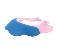 Healifty Waterproof Shampoo Hat for Babies with Comfortable Pp Material, Lightweight Blue Shower Cap Featuring Adjustable Ear Protection for Bath Time Safety and Hair Washing