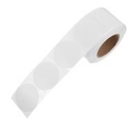Healifty Waterproof Thermal Shipping Labels Roll 38mm Round Self-Adhesive Sticky Address Stickers 500 Sheets Blank Name Label Stickers for Office and Warehouse