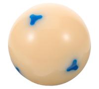 Healifty Wear-resistant Resin Billiard Cue Ball Six-point Mark for American Pool Training, Sturdy Billiards Equipment for Practice and Recreational Use