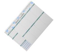 Healifty Weekly Planner Notepad B5 Tear-off Date Notepad for Work Schedule and To-do List with Memo Pages, Portable Undated Weekly Organizer for Office and Personal Planning