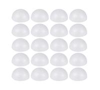 Healifty White Half Foam Ball Polystyrene Half Round Sphere Foam Balls for Arts and Crafts DIY Floral Arrangements Wedding Party Decor 100 Pcs (5cm)